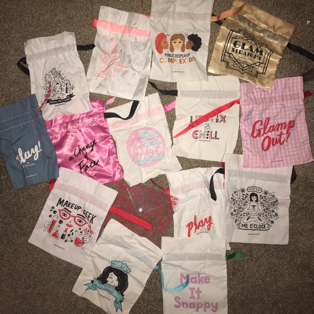 Sephora Play 5 for $5 Makeup Bags